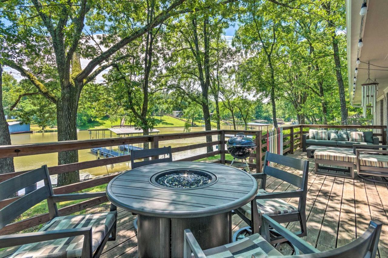 Lakefront Hot Springs Home With Updated Deck And Dock! Extérieur photo